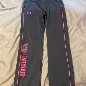 Under Armor Grey/Pink Sweatpants